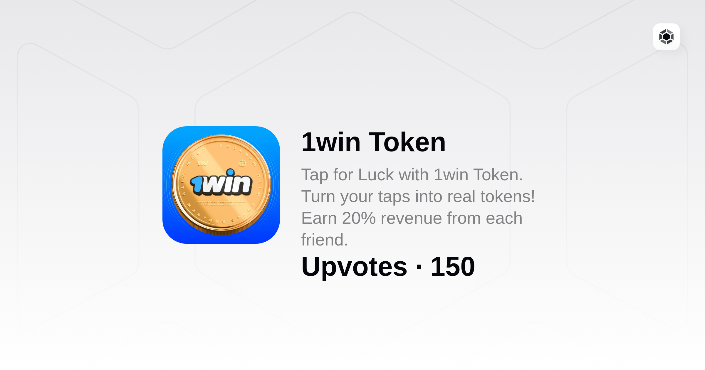 1win Token icon