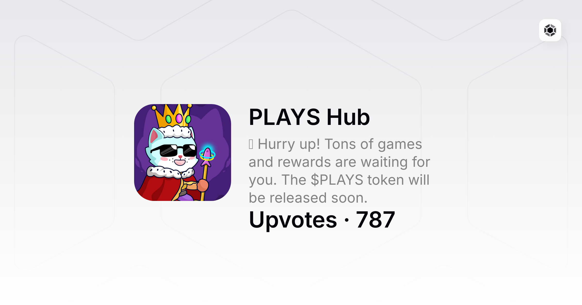 PLAYS Hub icon