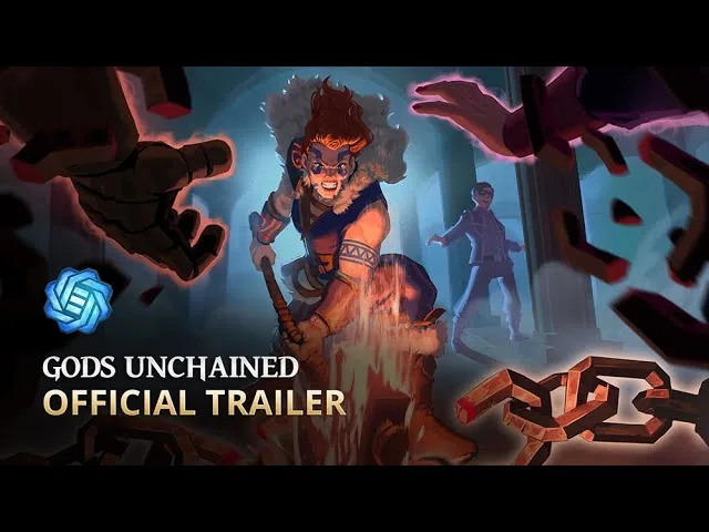 Poster for the official Gods Unchained trailer