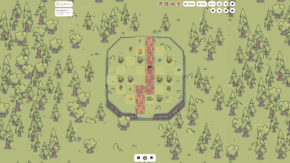 Official NomStead screenshot showing its rural world