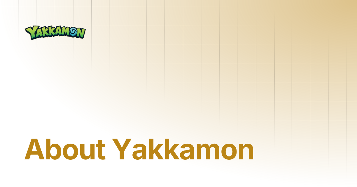 Yakkamonの紹介画像